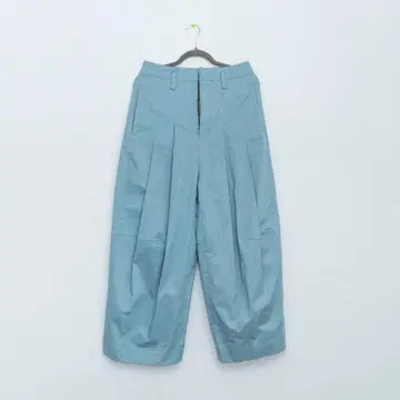 SHIYA KOZUKA 와이드 배기 치노 팬츠