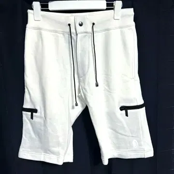 Dartin Bonaparto 하프 팬츠 화이트 스와로브스키