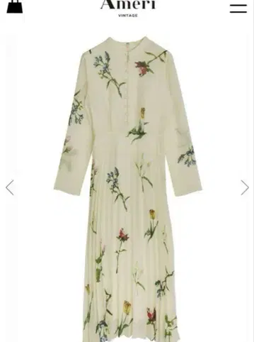 SOFIA PLEATS DRESS 아메리 아메리빈티지 원피스