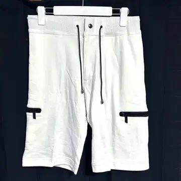 Dartin Bonaparto 하프 팬츠 화이트 스와로브스키