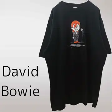David Bowie 데이비드 보위 ROCK 티셔츠 블랙