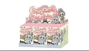 POPMART LABUBU 봉제 인형 마카롱 어소트 박스 새상품