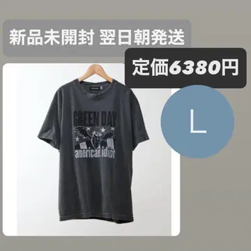 미사용 새상품 GOOD ROCK SPEED 밴딩 티셔츠 GREEN DAY