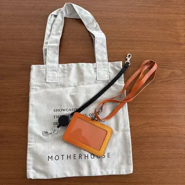 MOTHERHOUSE 오렌지 그라데이션 패스 케이스 ID 케이스