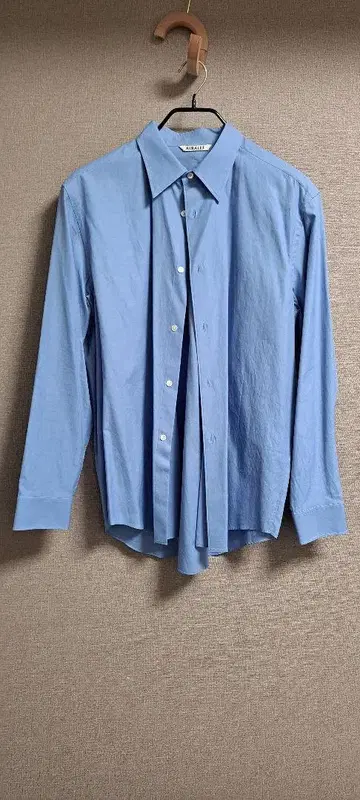 AURALEE WASHED FINX TWILL SHIRTS 사이즈 5