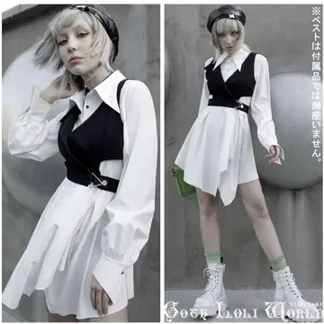 PUNKRAVE 셔츠 원피스 M 사이즈