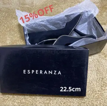 ESPERANZA 네이비 하이힐 22.5cm