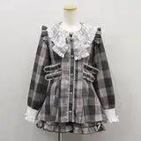 디어 마이 러브 채찍 레이스 리본 프릴 허리 하트 셋업