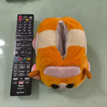 자동차형 봉제 인형 리모컨 수납
