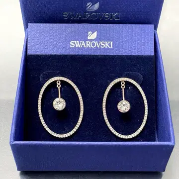SWAROVSKI/스와로브스키/귀걸이/로즈 골드/2way