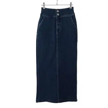 AZUL BY MOUSSY(M) 하이웨스트 데님 타이트 스커트