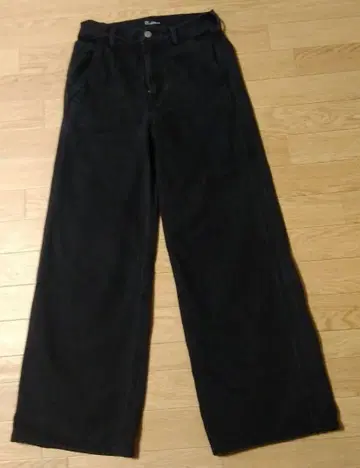 Edition 블랙 와이드 팬츠