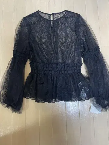 새상품 FURFUR 튤 탑