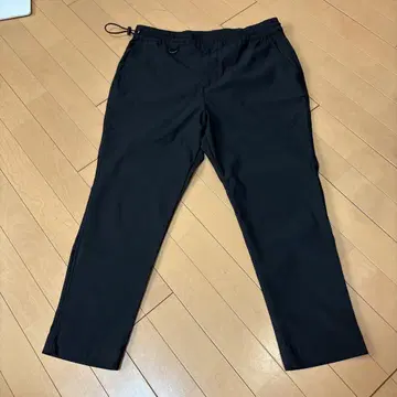 블랙 이지 팬츠 드로우 스트링 포함