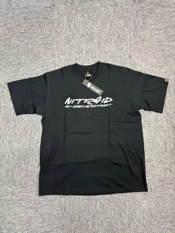 새상품 NITRAID FUTURA TEE L 블랙 나이트레이드