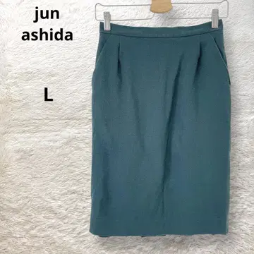 jun ashida 타이트 스커트 안감 양쪽 포켓 그린 L