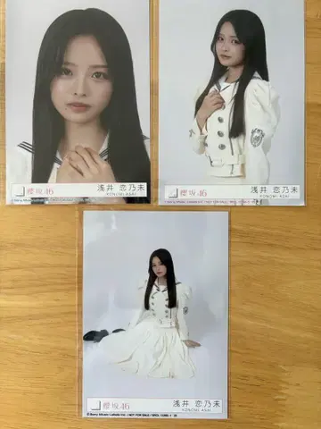사쿠라자카46 12th 봉입 브로마이드 아사이 코노미 세미 컴프