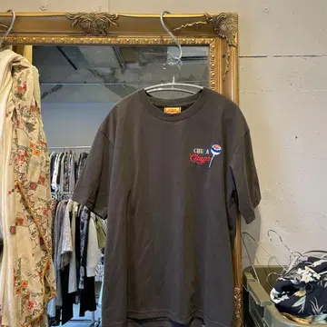 츄파춥스 반팔 남성용 셔츠 티셔츠 패턴 셔츠 자수