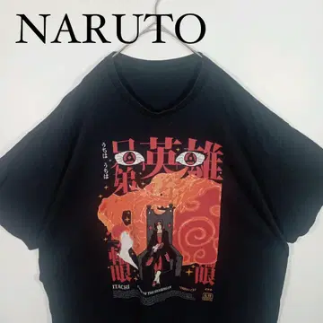 NARUTO 나루토 우치하 이타치 그래픽 T셔츠 XL 점프 애니메이션
