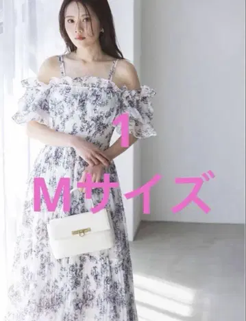 Sustainable 오프숄더 개더 원피스 NVY 1 M 사이즈