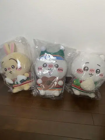 크리스마스 의상 봉제 인형 3개 세트