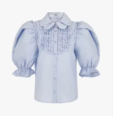 Bibiy. CORA PUFF BLOUSE 블루