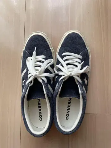 CONVERSE 네이비 스웨이드 스니커즈