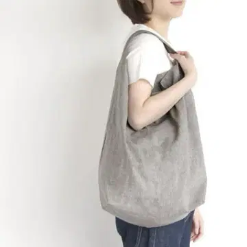 나카가와 마사시치 상점 원핸들 토트 그레이