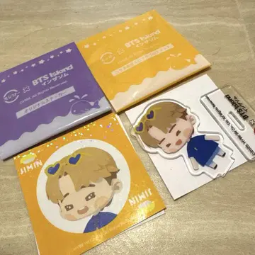 스시로 BTS 아크릴 스탠드 스티커 지민 세트