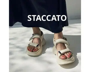 STACCATO 퍼퍼 컴포트 스포츠 샌들 23cm