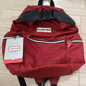 HUNTER 나일론 백팩 레드