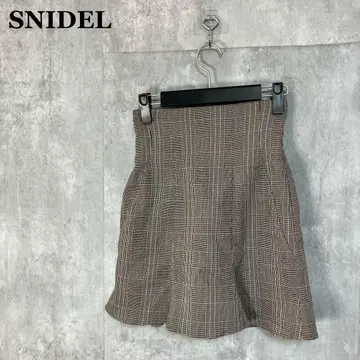 SNIDEL Sustainable 하이웨스트 스커트 쇼츠 0