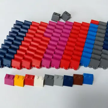 LEGO 슬로프 부품 블록 세트, 여러 색상