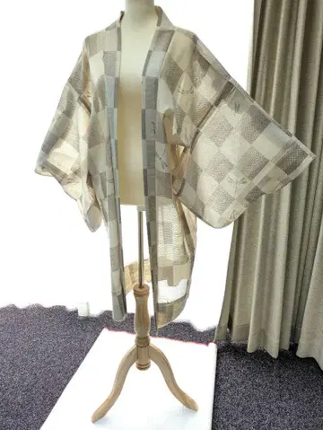 순수 실크 홑겹 겉옷, 여름용, 쓰리 시즌 이중 기모노 봄, 가을에도