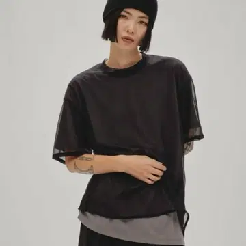 TODAYFUL Halfsleeve Sheer T-shirts 블랙