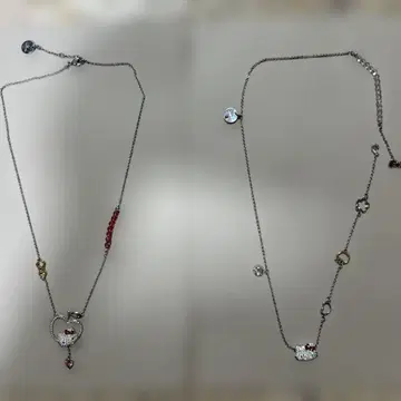 스와로브스키 키티 목걸이