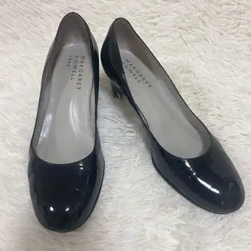 마가렛 호웰 펌프스 가죽 블랙 업무 비즈니스