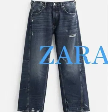 ZARA 자라 배기 데님 데미지 데님 데미지