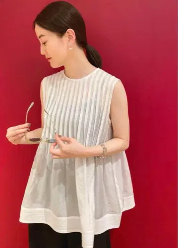 IENA TORRAZZO DONNA 2WAY 턱 블라우스