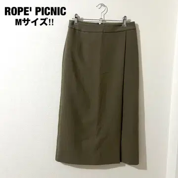 로페피크닉 새상품급 타이트 스커트 M 레이온 슬릿 여성용