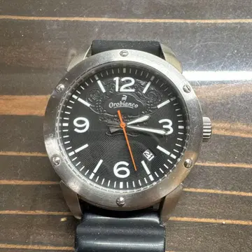 Orobianco 966L 블랙 러버 밴드 시계