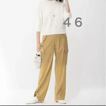 미사용에 가까운 23구 빅 사이즈 큐프라 나일론 스트레치 카고 팬츠