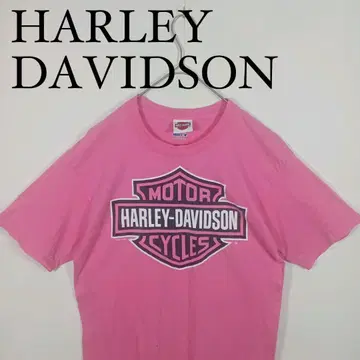 HARLEY-DAVIDSON 할리데이비슨 핑크 티셔츠 양면 M