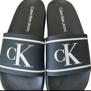 새상품 캘빈클라인 샤워 샌들 ck 로고 사이즈 7