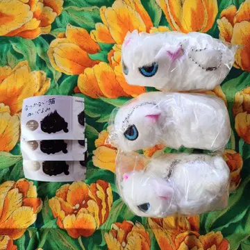 나츠카이 고양이 봉제 인형 집주인의 고양이 3마리 세트 가챠가챠