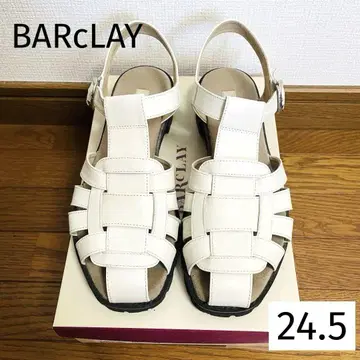 BARcLAY 화이트 구르카 샌들 지난 시즌 상품 24.5cm