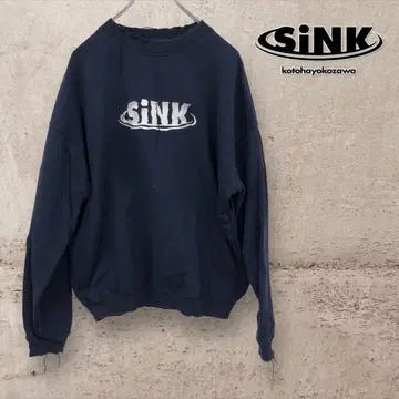 SINK kotohayokozawa WAVE LOGO SWEAT M