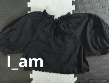 I_am 자수 블라우스