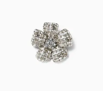 FOXEY BOUTIQUE BROOCH "FLEUR" 클리어