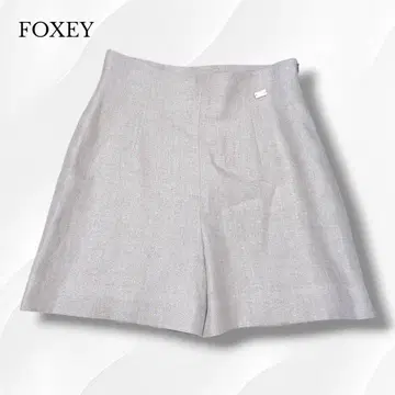 최근 모델 FOXEY 린넨 숏 팬츠 하의 큐롯 린넨